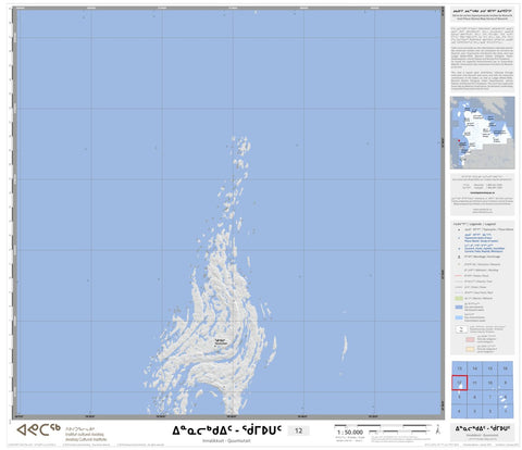 Avataq Cultural Institute 34E Innalikkuit - Quumiutait 12 digital map