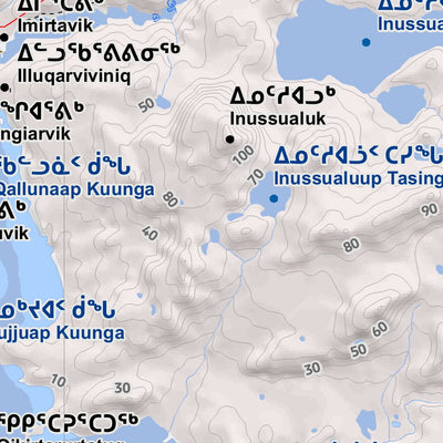 Avataq Cultural Institute 34L Inukjuak 08 digital map