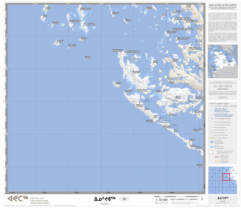 Avataq Cultural Institute 34L Inukjuak 10 digital map