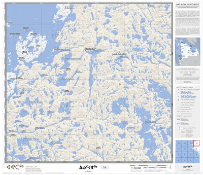 Avataq Cultural Institute 34L Inukjuak 16 digital map