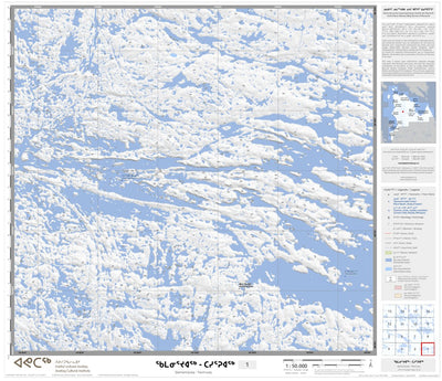 Avataq Cultural Institute 34O Qamanirjuaq - Tasirruaq 01 digital map