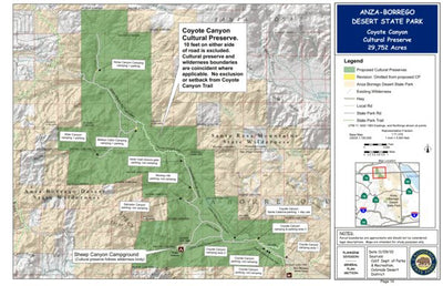 Avenza Systems Inc. Anza-Borrego Desert State Park - Coyote Canyon digital map