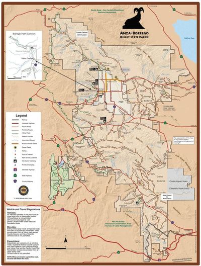 Avenza Systems Inc. Anza-Borrego Desert State Park digital map