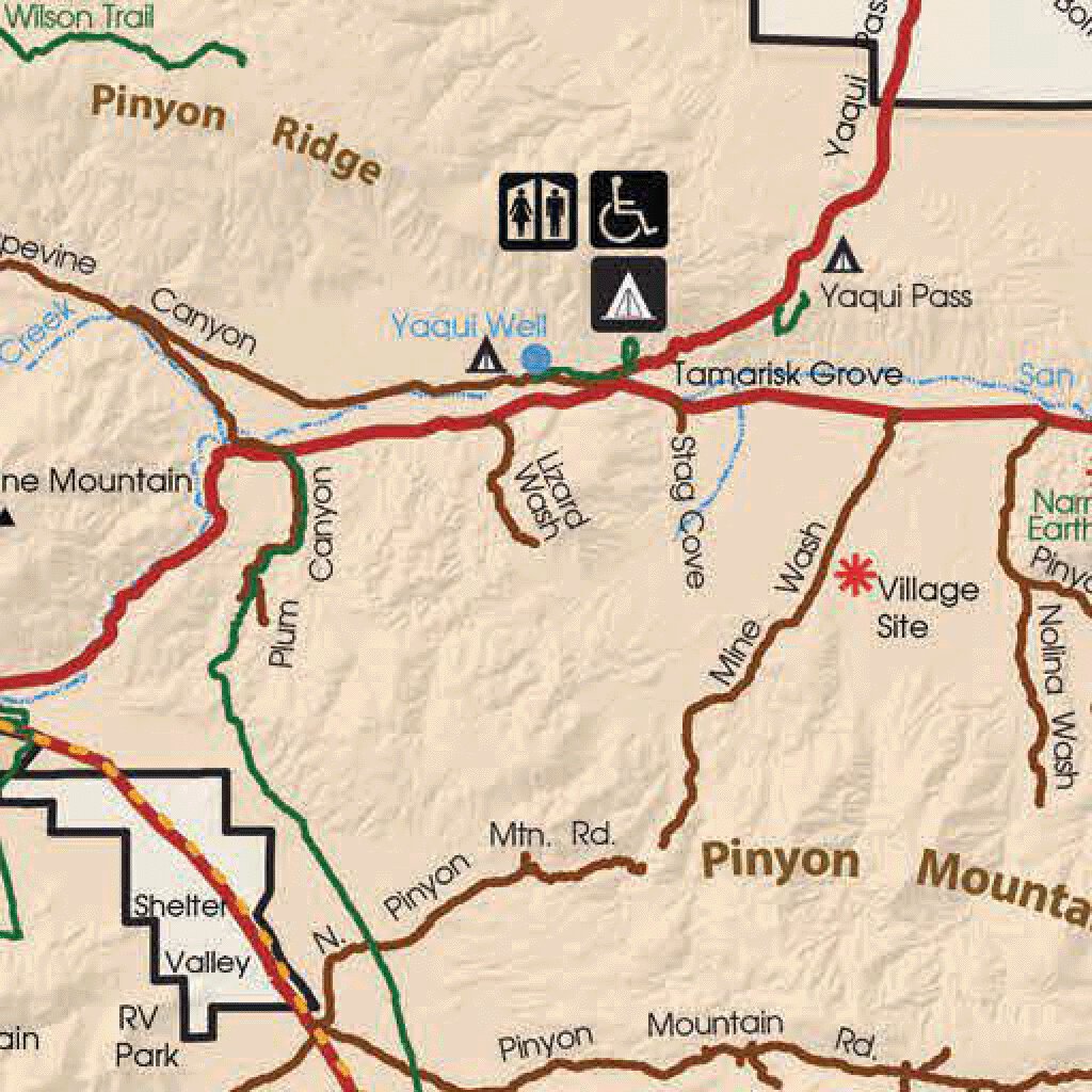 Anza-Borrego Desert State Park Map by Avenza Systems Inc. | Avenza Maps