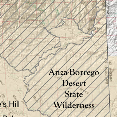 Avenza Systems Inc. Anza-Borrego Desert State Park - Southern Overland Trail digital map