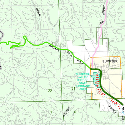 Avenza Systems Inc. Baker County Sheet 1 digital map