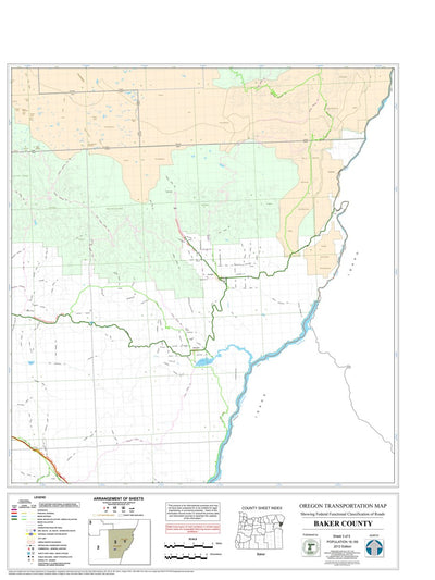 Avenza Systems Inc. Baker County Sheet 3 digital map