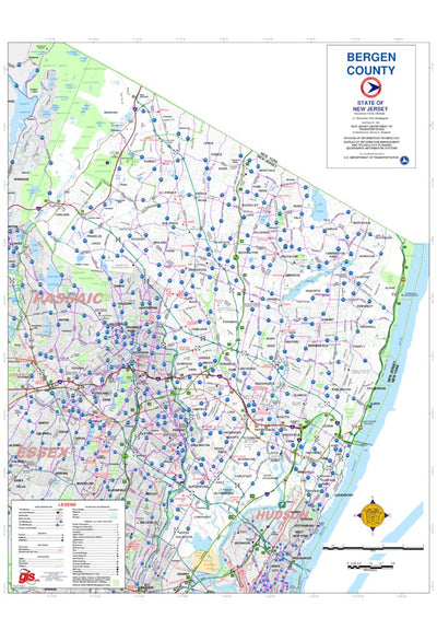 Avenza Systems Inc. Bergen County - New Jersey digital map