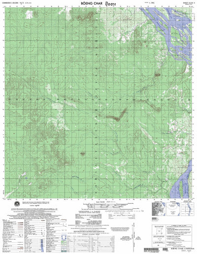 Avenza Systems Inc. Bŏeng Char-Cambodia-6135ii digital map