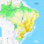 Avenza Systems Inc. Brazil Physical Relief digital map