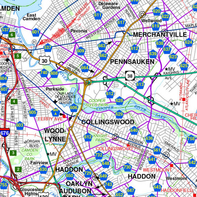 Avenza Systems Inc. Camden County - New Jersey digital map