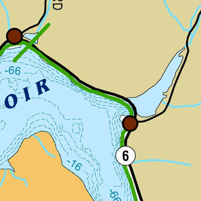 Avenza Systems Inc. Cannonsville Angler Reservoir Map digital map