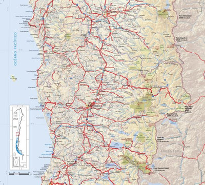 Avenza Systems Inc. Carta Caminera de Araucanía digital map