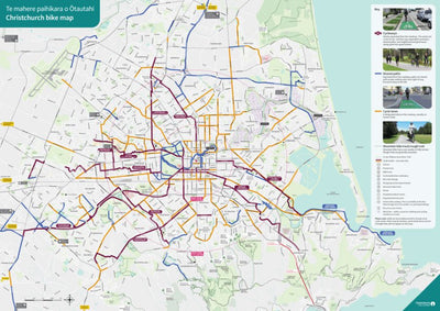 Christchurch Cycle Map Preview 1