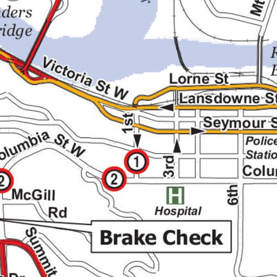 Avenza Systems Inc. City of Kamloops Truck Routes digital map
