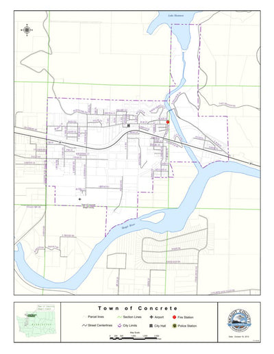 Avenza Systems Inc. Concrete, WA digital map