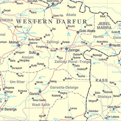 Avenza Systems Inc. Darfur Planning Map digital map