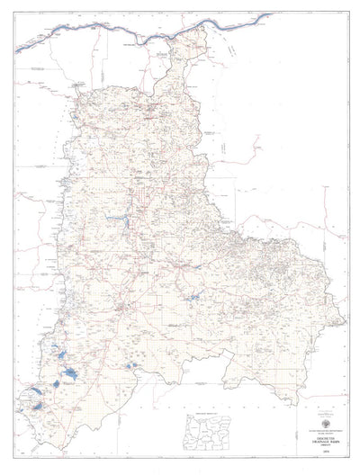 Avenza Systems Inc. Deschutes Drainage Basin, Oregon digital map