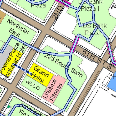 Avenza Systems Inc. Downtown Minneapolis digital map