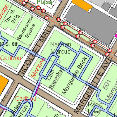 Avenza Systems Inc. Downtown Minneapolis digital map