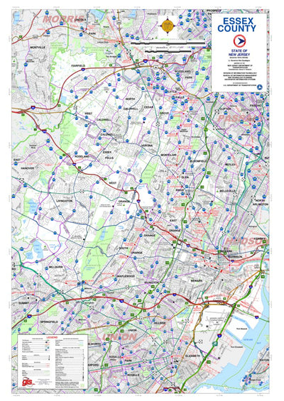 Avenza Systems Inc. Essex County - New Jersey digital map