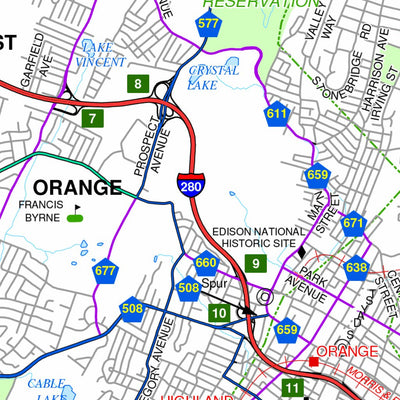 Avenza Systems Inc. Essex County - New Jersey digital map