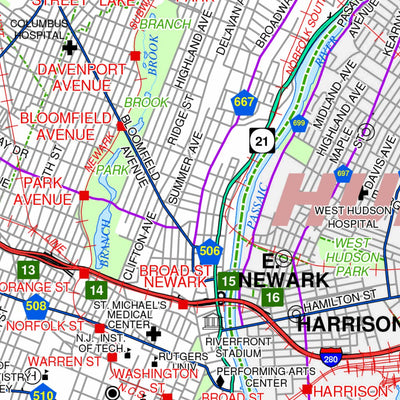 Avenza Systems Inc. Essex County - New Jersey digital map