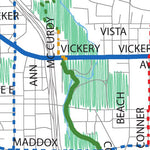 Avenza Systems Inc. Fort Worth, Texas Bike Lanes & Routes digital map