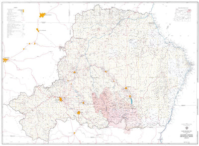 Avenza Systems Inc. Grande Ronde Drainage Basin, Oregon digital map