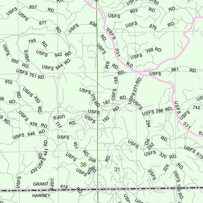 Avenza Systems Inc. Harney County Sheet 2 digital map