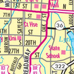 Avenza Systems Inc. Highway Map of Abilene - Texas digital map