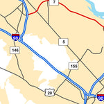 Avenza Systems Inc. Highway Map of Albany - New York digital map