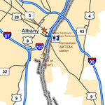 Avenza Systems Inc. Highway Map of Albany - New York digital map