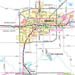 Avenza Systems Inc. Highway Map of Amarillo - Texas digital map