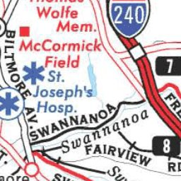 Highway Map of Asheville - North Carolina by Avenza Systems Inc ...