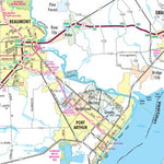 Avenza Systems Inc. Highway Map of Beaumont - Texas digital map