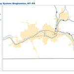 Avenza Systems Inc. Highway Map of Binghamton - New York digital map