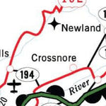 Avenza Systems Inc. Highway Map of Blue Ridge Parkway - North Carolina digital map