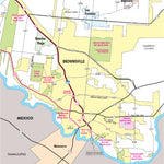 Avenza Systems Inc. Highway Map of Brownsville - Texas digital map