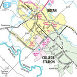 Avenza Systems Inc. Highway Map of Bryan - Texas digital map
