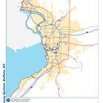 Avenza Systems Inc. Highway Map of Buffalo - New York digital map