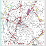 Avenza Systems Inc. Highway Map of Charlotte - North Carolina digital map