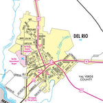 Avenza Systems Inc. Highway Map of Del Rio - Texas digital map