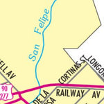 Avenza Systems Inc. Highway Map of Del Rio - Texas digital map