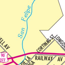 Highway Map of Del Rio - Texas by Avenza Systems Inc. | Avenza Maps