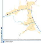 Avenza Systems Inc. Highway Map of Elmira - New York digital map