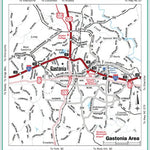 Avenza Systems Inc. Highway Map of Gastonia - North Carolina digital map