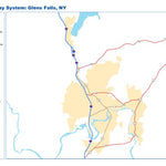 Avenza Systems Inc. Highway Map of Glens Falls - New York digital map