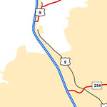 Avenza Systems Inc. Highway Map of Glens Falls - New York digital map