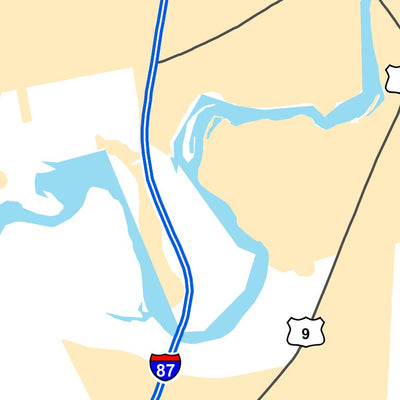 Avenza Systems Inc. Highway Map of Glens Falls - New York digital map